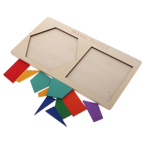 Supvox 1 Satz Holzpuzzle für Pädagogisches Kreativität und Entwicklung Jahre mit Verschiedenen Formen zur Verbesserung der Hand Auge Koordination und Ansprechendem Design Supvox 1 Satz Holzpuzzle für Pädagogisches Kreativität und Entwicklung Jahre mit Verschiedenen Formen zur Verbesserung der Hand Auge Koordination und Ansprechendem Design von Supvox