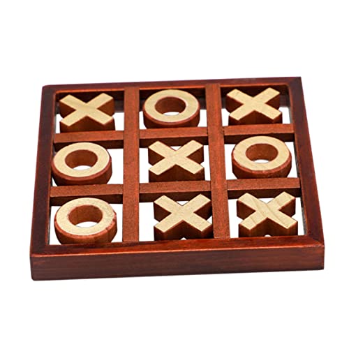 Supvox 1 Satz Holzschachbrett mit neun Grid Schach Brettspiel aus Holz Schachspielzeug aus Holz interaktives Puzzlespiel- Lernspielzeug für hölzern Supvox 1 Satz Holzschachbrett mit neun Grid Schach Brettspiel aus Holz Schachspielzeug aus Holz interaktives Puzzlespiel- Lernspielzeug für hölzern von Supvox
