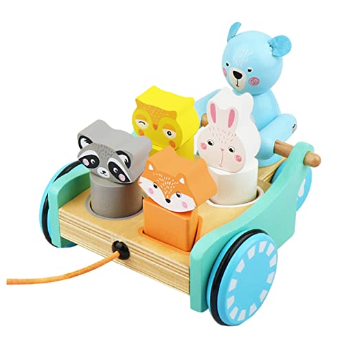 Supvox 1 Satz Holzspielzeug Kinderwagen mit Tieranhänger Pädagogisches für Jungen und Jahren Fördert Hand Augen Koordination und Kreativität für Drinnen und Draußen Supvox 1 Satz Holzspielzeug Kinderwagen mit Tieranhänger Pädagogisches für Jungen und Jahren Fördert Hand Augen Koordination und Kreativität für Drinnen und Draußen von Supvox