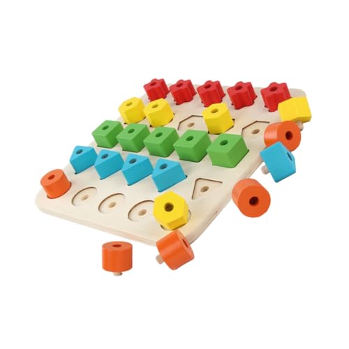 Supvox 1 Satz Holzspielzeug für Geometrisches Formenspielzeug Formerkennung für Kleinkinder Sicher und Geruchsfrei für Kreatives Supvox 1 Satz Holzspielzeug für Geometrisches Formenspielzeug Formerkennung für Kleinkinder Sicher und Geruchsfrei für Kreatives von Supvox