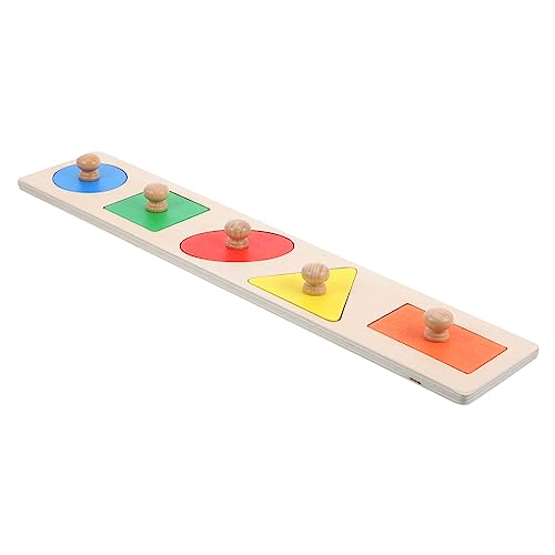 Supvox 1 Satz Holzsteckpuzzle mit Knöpfen für Kleinkinder Lernspielzeug Formen und Farben Montessori für Frühe Entwicklung von Motorik und Kognitiven Fähigkeiten Supvox 1 Satz Holzsteckpuzzle mit Knöpfen für Kleinkinder Lernspielzeug Formen und Farben Montessori für Frühe Entwicklung von Motorik und Kognitiven Fähigkeiten von Supvox