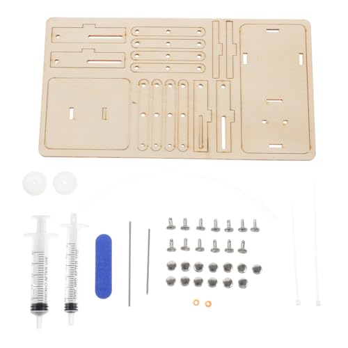 Supvox 1 Satz Hydraulische Hebeplattformspielzeuge Montage DIY-Modell Wissenschaftliche Experimente für Elektrisches Lernspielzeug für Science Experiment Kit hölzern von Supvox