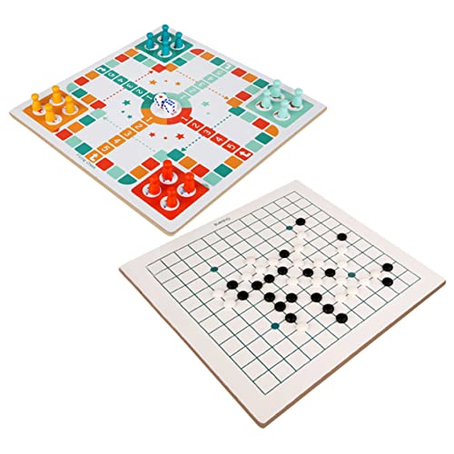 Supvox 1 Satz Interaktives Flying Chess in Reihe Brettspiel Holzspielzeug Hand Augen Koordination für Eltern von Supvox