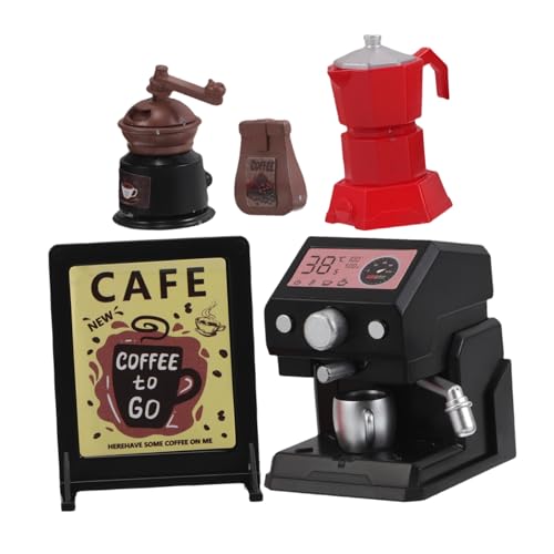 Supvox 1 Satz Kaffeehaus Modellset Realistische Kaffeemaschine für Puppenhaus Detaillierte Handwerkskunst für Fotografie Requisiten und Kreative Szenen Supvox 1 Satz Kaffeehaus Modellset Realistische Kaffeemaschine für Puppenhaus Detaillierte Handwerkskunst für Fotografie Requisiten und Kreative Szenen von Supvox
