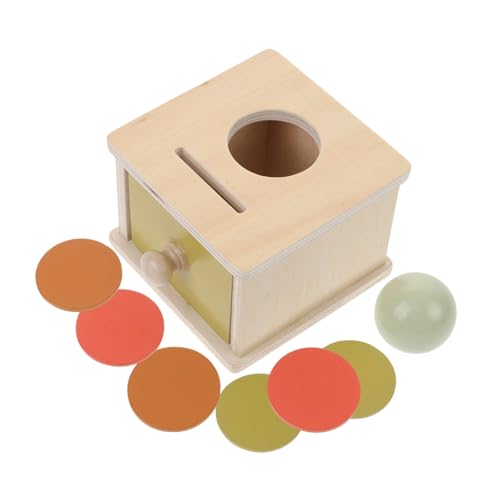 Supvox 1 Satz Kinderspielzeug Greifen Babykognitiver Babymünzenspielzeug sensorisches Motorik-Trainingsspielzeug Kiefernholz Supvox 1 Satz Kinderspielzeug Greifen Babykognitiver Babymünzenspielzeug sensorisches Motorik-Trainingsspielzeug Kiefernholz von Supvox
