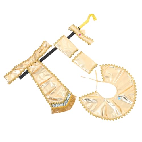 Supvox 1 Satz -Kleidungsset Pharaonen Kopfschmuck Party-Cosplay-Requisite -Outfit-Set Halloween-Versorgung mit ägyptischen Pharaonen Ägyptisches -Kostüm Abs Golden Supvox 1 Satz -Kleidungsset Pharaonen Kopfschmuck Party-Cosplay-Requisite -Outfit-Set Halloween-Versorgung mit ägyptischen Pharaonen Ägyptisches -Kostüm Abs Golden von Supvox