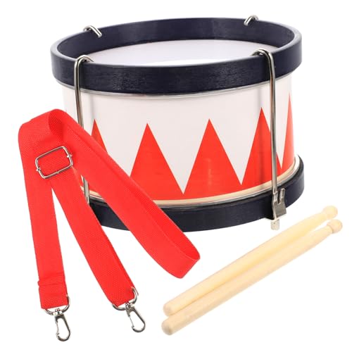Supvox 1 Satz Kleine Trommel Spielzeugmarschtrommel Kinderinstrumente Kleinkinder Schlagzeug -Handtrommel Montessori-inspiriertes Musikinstrument Holz Rot Supvox 1 Satz Kleine Trommel Spielzeugmarschtrommel Kinderinstrumente Kleinkinder Schlagzeug -Handtrommel Montessori-inspiriertes Musikinstrument Holz Rot von Supvox