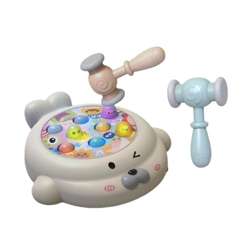 Supvox Schildkröte Spielzeug für Kinder Pädagogisches Angriffsspiel Interaktives Lernspielzeug für Kleinkinder Sicheres Hämmer Spielzeug zur Intelligenz von Supvox