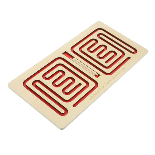 Supvox 1 Satz Labyrinth für Bildungsspielzeug Interessantes Interaktionsspielzeug Bildung Kinderspielzeug Party lustiges Spiel Holz rot Supvox 1 Satz Labyrinth für Bildungsspielzeug Interessantes Interaktionsspielzeug Bildung Kinderspielzeug Party lustiges Spiel Holz rot von Supvox