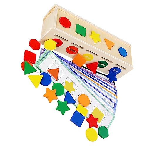 Supvox 1 Satz Lernkastenspielzeug Farbsortierendes Sinnesspielzeug Formen Farbkognitionsspielzeug zum Sortieren von Formen Lernspielzeug für Kleinkinder hölzern Supvox 1 Satz Lernkastenspielzeug Farbsortierendes Sinnesspielzeug Formen Farbkognitionsspielzeug zum Sortieren von Formen Lernspielzeug für Kleinkinder hölzern von Supvox