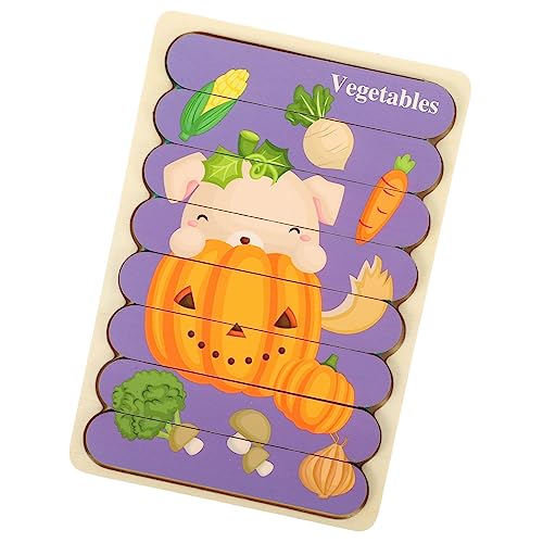 Supvox 1 Satz Lernspielzeug Holz Puzzle für Kleinkinder Pädagogisches Puzzle Gemüse Hand Augen Koordination und Kognitiven Fähigkeiten Supvox 1 Satz Lernspielzeug Holz Puzzle für Kleinkinder Pädagogisches Puzzle Gemüse Hand Augen Koordination und Kognitiven Fähigkeiten von Supvox
