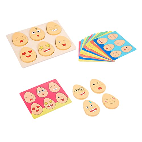 Supvox 1 Satz Lernspielzeug aus Gesichtsausdruck Matching Puzzle für Fördert Beobachtungsfähigkeiten Gedächtnis und Logisches für Frühe Bildung und Kreative Entwicklung Supvox 1 Satz Lernspielzeug aus Gesichtsausdruck Matching Puzzle für Fördert Beobachtungsfähigkeiten Gedächtnis und Logisches für Frühe Bildung und Kreative Entwicklung von Supvox