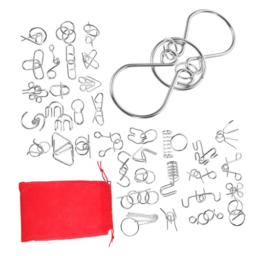 Supvox 1 Satz Luban-Schlossspielzeug Denksportaufgaben für Puzzlespielzeug aus Metall Mini-Rätsel Puzzle-Metall Intelligenzspielzeug Metallpuzzles Handheld-Puzzles rätsel Supvox 1 Satz Luban-Schlossspielzeug Denksportaufgaben für Puzzlespielzeug aus Metall Mini-Rätsel Puzzle-Metall Intelligenzspielzeug Metallpuzzles Handheld-Puzzles rätsel von Supvox