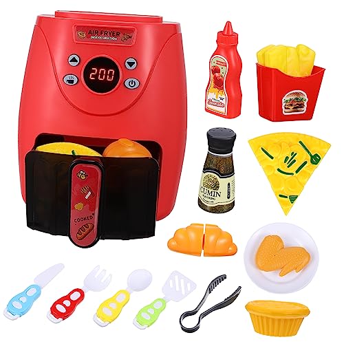 Supvox 1 Satz Luftfritteuse Spielset mit Farbwechselndem Essen Realistische Küche für Fördert Kreativität und Gesundes Essen für Geburtstagsgeschenke und Rollenspiele Supvox 1 Satz Luftfritteuse Spielset mit Farbwechselndem Essen Realistische Küche für Fördert Kreativität und Gesundes Essen für Geburtstagsgeschenke und Rollenspiele von Supvox