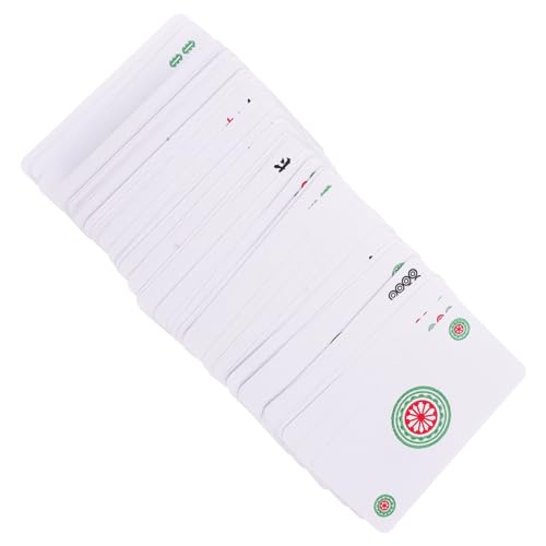 Supvox 1 Satz Mahjong-Fliesen Karte golden Mahjong-Ständer Spielversorgung Requisiten für Reisespiele Requisiten für Reisetischspiele PVC Colorful Supvox 1 Satz Mahjong-Fliesen Karte golden Mahjong-Ständer Spielversorgung Requisiten für Reisespiele Requisiten für Reisetischspiele PVC Colorful von Supvox