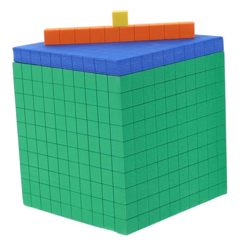 Supvox 1 Satz Mathematikwürfel für die Früherziehung Schaumwürfel Block groß Kleinkinder lehrreich Mathe Lernen Mathe Mathe-Manipulativ-Kindergarten zählen Eva von Supvox