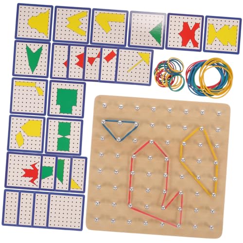 Supvox 1 Satz Mathematisches Nagelplattenspielzeug grafisches Lernspielzeug Geoboard für Grafikspielzeug für Bildungsspielzeug Babyspielzeug Lehrtafel Holz Zufällige Farbe Supvox 1 Satz Mathematisches Nagelplattenspielzeug grafisches Lernspielzeug Geoboard für Grafikspielzeug für Bildungsspielzeug Babyspielzeug Lehrtafel Holz Zufällige Farbe von Supvox
