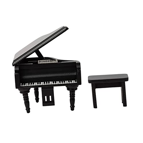 Supvox 1 Satz Mini -Klavierstand Miniatur Mini- Zubehör für Spielhäuser Mini-Musikinstrumentenmodelle kleine Hausdekoration Mini-Piano-Verzierungen Klaviermodellbausatz Holz Supvox 1 Satz Mini -Klavierstand Miniatur Mini- Zubehör für Spielhäuser Mini-Musikinstrumentenmodelle kleine Hausdekoration Mini-Piano-Verzierungen Klaviermodellbausatz Holz von Supvox