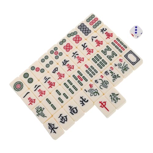 Supvox 1 Satz Mini Mahjong Set Tragbares Leichtes Mahjong Spiel für Reisen Spiel für Kleine Räume und Familienversammlungen Kompaktes Design für Unterwegs Traditionelles Chinesisches Supvox 1 Satz Mini Mahjong Set Tragbares Leichtes Mahjong Spiel für Reisen Spiel für Kleine Räume und Familienversammlungen Kompaktes Design für Unterwegs Traditionelles Chinesisches von Supvox