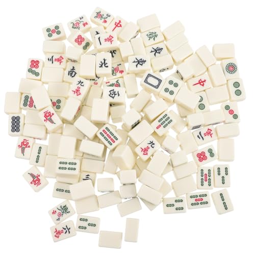 Supvox 1 Satz Mini-Mahjong-Steine Mit Reisen Größe Acryl- Supvox 1 Satz Mini-Mahjong-Steine Mit Reisen Größe Acryl- von Supvox