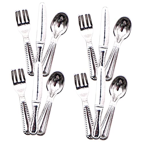 Supvox 1 Satz Mini Messer Und Esslöffel Geben Vor Puppengeschirr Puppenhauszubehör Vorgetäuschtes Hausspielzeug Kinderspielzeug Mini-hausdekoration Legierung Silver Supvox 1 Satz Mini Messer Und Esslöffel Geben Vor Puppengeschirr Puppenhauszubehör Vorgetäuschtes Hausspielzeug Kinderspielzeug Mini-hausdekoration Legierung Silver von Supvox
