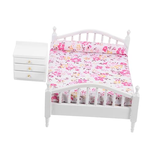 Supvox 1 Satz Mini-Möbelset Schlafzimmer zubehör Holz puppenbett puppenhauszubehör nachttisch weiß Puppenhausbett Puppenstubenmöbel Mini-Hausbett Miniaturbettmodell Mini-Möbelmodell Stoff Supvox 1 Satz Mini-Möbelset Schlafzimmer zubehör Holz puppenbett puppenhauszubehör nachttisch weiß Puppenhausbett Puppenstubenmöbel Mini-Hausbett Miniaturbettmodell Mini-Möbelmodell Stoff von Supvox