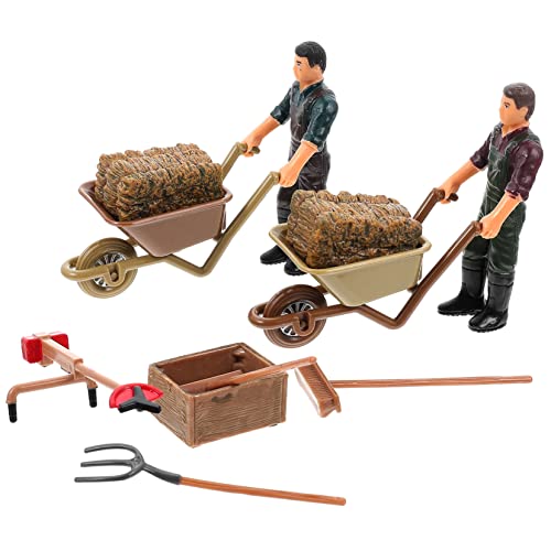 Supvox 1 Satz Miniatur Farm Werkzeuge Set Teiliges Set aus Robustem für Tischdekoration und Lernspielzeug Zubehör für Miniaturfarm und Gartendeko Supvox 1 Satz Miniatur Farm Werkzeuge Set Teiliges Set aus Robustem für Tischdekoration und Lernspielzeug Zubehör für Miniaturfarm und Gartendeko von Supvox