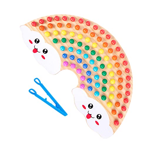Supvox 1 Satz Montessori Holzspielzeug für Farbige Clipper Spielzeugkugeln Pädagogisches Feinmotorik und Intelligenzentwicklung für Vorschulkinder und Kleinkinder Supvox 1 Satz Montessori Holzspielzeug für Farbige Clipper Spielzeugkugeln Pädagogisches Feinmotorik und Intelligenzentwicklung für Vorschulkinder und Kleinkinder von Supvox
