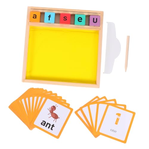 Supvox 1 Satz Montessori Sandtray für Holzsensory Schreibbrett für Frühe Alphabet Lernspiele Geeignet für Zuhause und Vorschule Fördert Selbstständiges Lernen und Motorische Fähigkeiten Supvox 1 Satz Montessori Sandtray für Holzsensory Schreibbrett für Frühe Alphabet Lernspiele Geeignet für Zuhause und Vorschule Fördert Selbstständiges Lernen und Motorische Fähigkeiten von Supvox