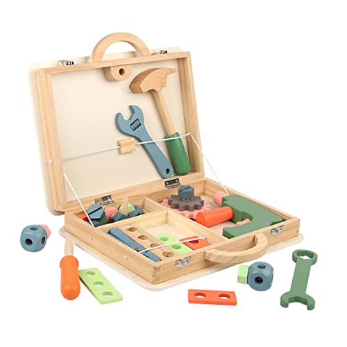 Supvox 1 Satz Multifunktionales Werkzeugkasten für Rollenspielset aus Pädagogisches Werkzeugset Kreativität und Hand Augen Koordination Sicher und Schadstofffrei Supvox 1 Satz Multifunktionales Werkzeugkasten für Rollenspielset aus Pädagogisches Werkzeugset Kreativität und Hand Augen Koordination Sicher und Schadstofffrei von Supvox
