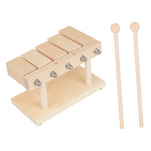 Supvox 1 Satz Musikalisches Rhythmusspielzeug aus Holz Pädagogisches Percussion Instrument für Jungen und Fördert die Musikalische Entwicklung und Hörverständnis von Supvox