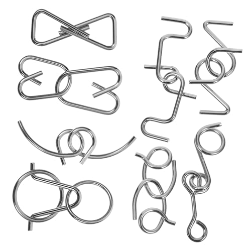 Supvox 1 Satz Neun Serien Logik Erwachsene Ineinander Greifende Rätsel Gehirn-Interlock-puzzlespiele Rätsel Gehirn-Interlock-rätsel Metallpuzzles Eisen Silver Supvox 1 Satz Neun Serien Logik Erwachsene Ineinander Greifende Rätsel Gehirn-Interlock-puzzlespiele Rätsel Gehirn-Interlock-rätsel Metallpuzzles Eisen Silver von Supvox