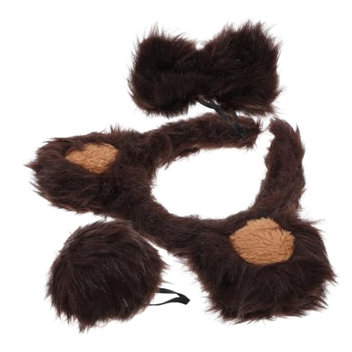 Supvox 1 Satz Ohrzubehör tragen Ohren wackelt Eisbärenkostüm Anzieh-Bärenohr-Stirnband Cosplay-Kostüm-Requisiten Bären Sie Kostümzubehör Stoff Dark Brown Supvox 1 Satz Ohrzubehör tragen Ohren wackelt Eisbärenkostüm Anzieh-Bärenohr-Stirnband Cosplay-Kostüm-Requisiten Bären Sie Kostümzubehör Stoff Dark Brown von Supvox