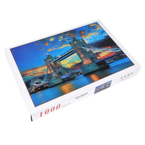 Supvox 1 Satz Papierpuzzle-Landschaft für kinderspielzeug kinderknallzeug Puzzle Spaß Puzzles Erwachsene rätzelblöcke Erwachsene Kleinkindspielzeug Kinderpuzzle von Supvox