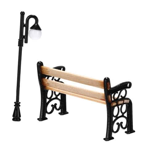 Supvox Entzückendes Hocker-straßenlaternen-Set Puppenhausmöbel Miniatur-Spielzeug Für Jungen- Und Mädchenzimmer Supvox Entzückendes Hocker-straßenlaternen-Set Puppenhausmöbel Miniatur-Spielzeug Für Jungen- Und Mädchenzimmer von Supvox