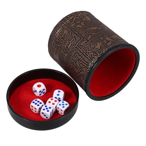 Supvox Mute Dice Cup Tragbarer Würfelbecher Aus Pu Mit Würfeln Geräuschloser Shaker Für Ktv Bars Und Brettspiele Kompakter Würfelhalter Mit Sockel Supvox Mute Dice Cup Tragbarer Würfelbecher Aus Pu Mit Würfeln Geräuschloser Shaker Für Ktv Bars Und Brettspiele Kompakter Würfelhalter Mit Sockel von Supvox