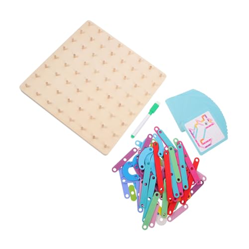 Supvox 1 Satz Pinnwand -Puzzlespielzeug Formen für Mathe- Geoboard aus Holz für Buchstabenerkennungsrätsel Vorschullernspielzeug Alphabet-Lernrätsel hölzern Bunt Supvox 1 Satz Pinnwand -Puzzlespielzeug Formen für Mathe- Geoboard aus Holz für Buchstabenerkennungsrätsel Vorschullernspielzeug Alphabet-Lernrätsel hölzern Bunt von Supvox