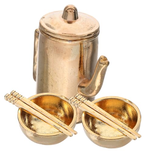 Supvox 1 Satz Puppenhaus Geschirr Zubehör Wasserkocher Schalen und Essstäbchen für DIY Puppenhaus Dekoration und Kreative Spielideen Supvox 1 Satz Puppenhaus Geschirr Zubehör Wasserkocher Schalen und Essstäbchen für DIY Puppenhaus Dekoration und Kreative Spielideen von Supvox