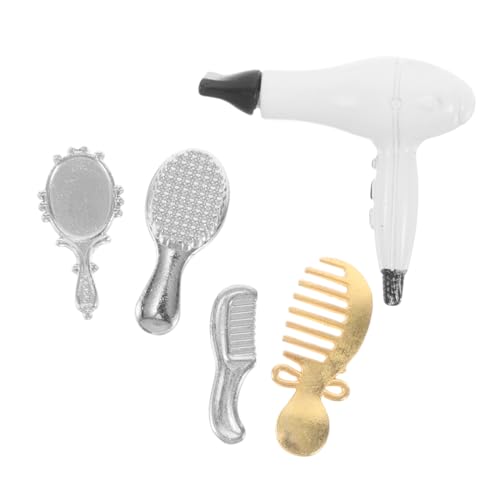 Supvox 1 Satz Puppenhaus Haarschmuck Für Babypuppen Für Kleinkinder Puppenhaar-stylingkopf Für Mädchen Friseurspielzeug Für Mädchen Für Kleine Mädchen Legierung von Supvox