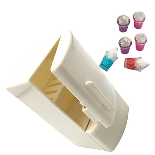 Supvox 1 Satz Puppenhaus Kühlschrank bastelset basteln für bastelsets für Space Saver spielzeugküche Dolly House Gefrierschrank Mini-Kühlschrank im Plastik Supvox 1 Satz Puppenhaus Kühlschrank bastelset basteln für bastelsets für Space Saver spielzeugküche Dolly House Gefrierschrank Mini-Kühlschrank im Plastik von Supvox