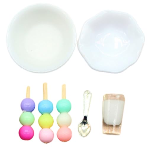 Supvox 1 Satz Puppenhaus-Modell Mini-Dessert-Modell Kleines Hausnahrungsmodell Mini-hausversorgung Mini-Snack-Dekoration Mini-Snack-Modell Mini-Essen Kleiner Nachtisch DIY Zubehör Harz von Supvox