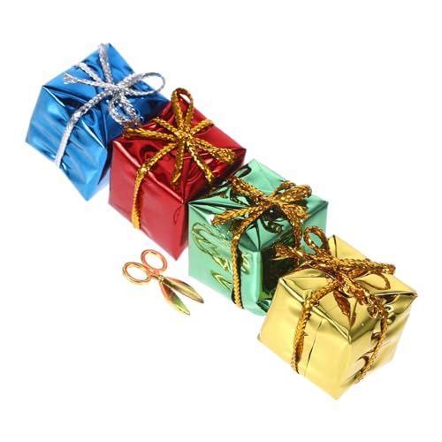 Supvox 1 Satz Puppenhaus-geschenkbox Für Simulierte Geschenkbox-Dekoration Mini-geschenkboxen-Modell Weihnachts-mini-geschenkboxen, Ornamente Mini-weihnachtsschmuck Papier Supvox 1 Satz Puppenhaus-geschenkbox Für Simulierte Geschenkbox-Dekoration Mini-geschenkboxen-Modell Weihnachts-mini-geschenkboxen, Ornamente Mini-weihnachtsschmuck Papier von Supvox
