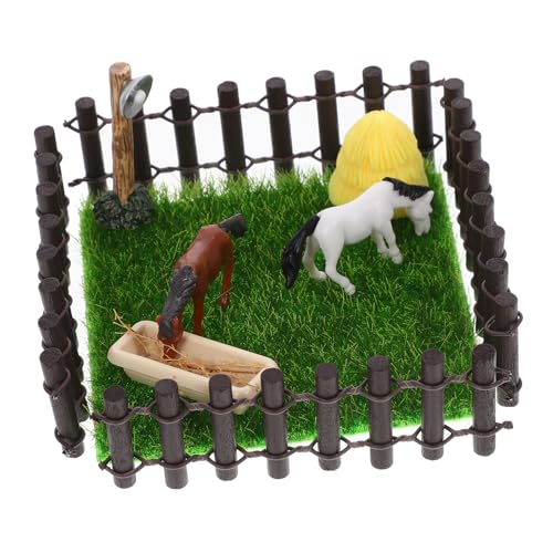 Supvox Miniatur-pferdestall-Set Im Maßstab 112 Spielzeugstall Für Fantasievolles Spielen Mini-Farm- Supvox Miniatur-pferdestall-Set Im Maßstab 112 Spielzeugstall Für Fantasievolles Spielen Mini-Farm- von Supvox