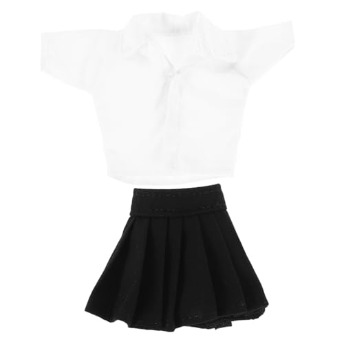 Supvox Puppenkleidung Schwarzer Minirock Mit Plissiertem Design Puppenhemd Set Mit Schulmädchen-Outfit Für Stofftiere Supvox Puppenkleidung Schwarzer Minirock Mit Plissiertem Design Puppenhemd Set Mit Schulmädchen-Outfit Für Stofftiere von Supvox