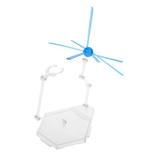 Supvox 1 Satz Puppenständer Figuren-Display-Basis Effekte für Actionfiguren Verstellbarer Figurenständer Die Modellfigur mit Ausstellungsstand Figur Steht Modellanzeigestand Plastik Blue von Supvox