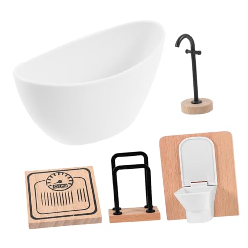Supvox 1 Satz Puppenzimmer-badezimmerdekorationen Bausatz Badewanne Mini Möbel Zubehör Für Puppenhäuser Dollhouse Badezimmer Plastik Supvox 1 Satz Puppenzimmer-badezimmerdekorationen Bausatz Badewanne Mini Möbel Zubehör Für Puppenhäuser Dollhouse Badezimmer Plastik von Supvox
