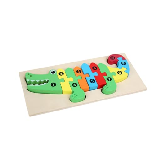 Supvox 1 Satz Puzzle der frühen Aufklärung Holzprozesäge pädagogisches Bildungsspielzeug hölzern von Supvox