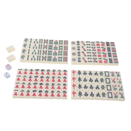 Supvox 1 Satz Reise Mini Mahjong Tragbares Chinesisches Mahjong mit Spielsteinen für Unterwegs für Picknick Camping und Freizeitaktivitäten für Familie und Freunde Supvox 1 Satz Reise Mini Mahjong Tragbares Chinesisches Mahjong mit Spielsteinen für Unterwegs für Picknick Camping und Freizeitaktivitäten für Familie und Freunde von Supvox