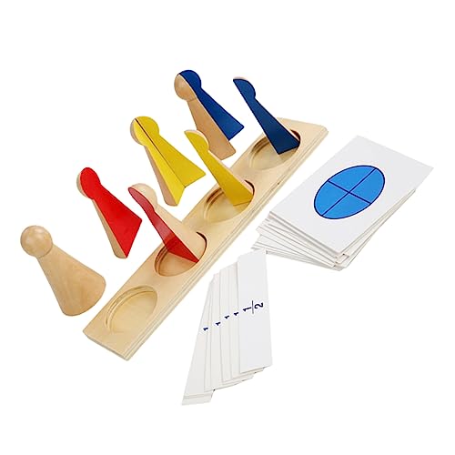 Supvox 1 Satz Requisiten Für Den Schulunterricht Kindergeschenk Holzfraktion Mit Basis Pädagogische Bausteine Hölzern Supvox 1 Satz Requisiten Für Den Schulunterricht Kindergeschenk Holzfraktion Mit Basis Pädagogische Bausteine Hölzern von Supvox