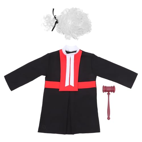 Supvox 1 Satz Richterkostüm Richterhammer Perückenrichter Karriere Hammer-stütze Richterzubehör Richter Perücken Richter-Outfit Richter Kostümzubehör Kinderrichter Kostüm Plastik Supvox 1 Satz Richterkostüm Richterhammer Perückenrichter Karriere Hammer-stütze Richterzubehör Richter Perücken Richter-Outfit Richter Kostümzubehör Kinderrichter Kostüm Plastik von Supvox